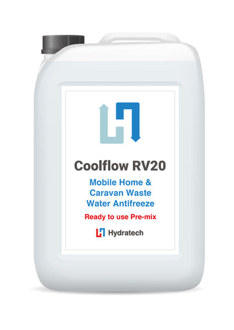 Coolflow RV20 - Ready-To-Use Caravan & Mobile Home Wastewater AntifreezeCaravan waste water system antifreeze-hydratech