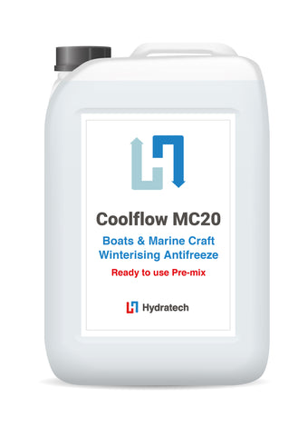 Coolflow MC20 -  Winterising Antifreeze for Boats and Marine CraftBoat waste water system antifreeze-hydratech