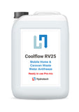 CoolFlow RV25 -  Ready-To-Use Caravan & Mobile Home Wastewater AntifreezeCaravan waste water system antifreeze-hydratech